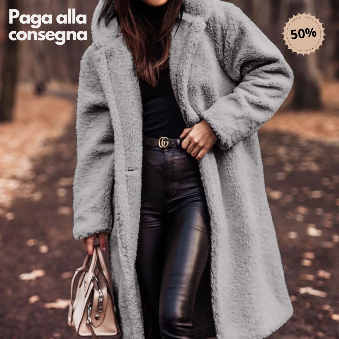 Caldo cappotto in lana